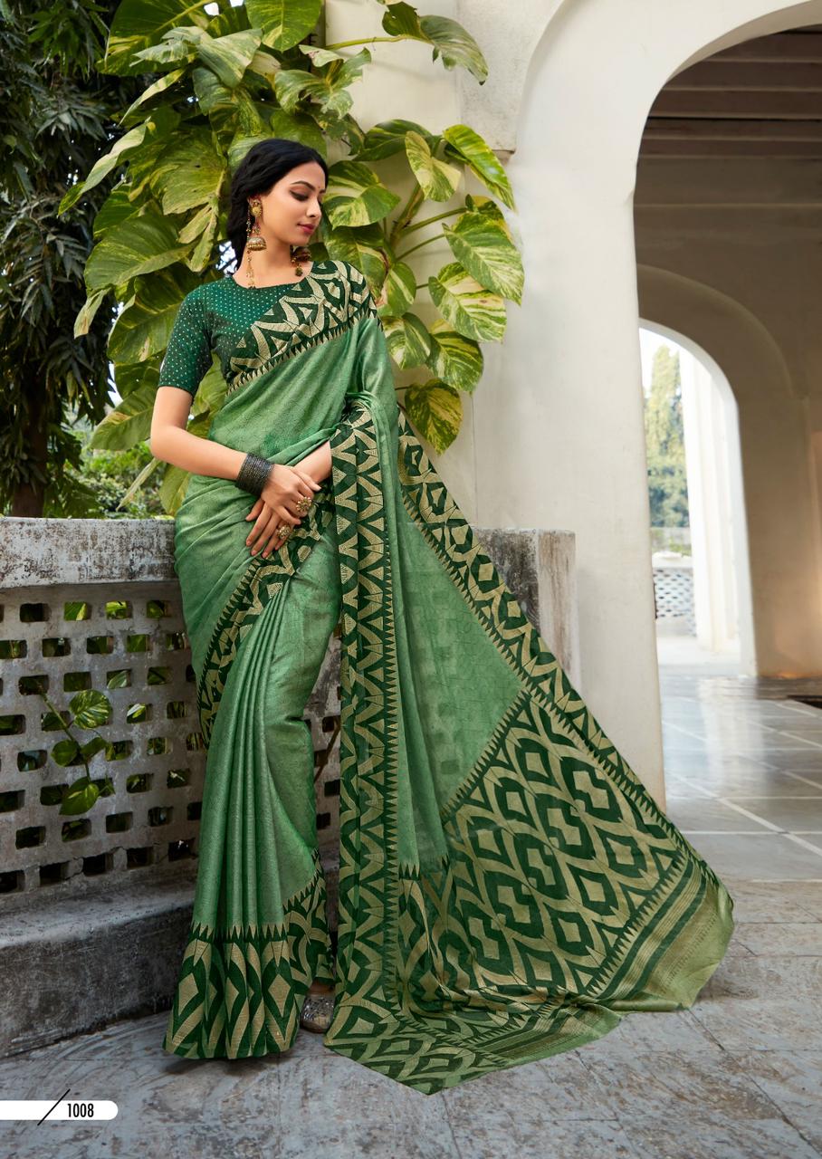 Krishna Vol 7 By Kashvi Printed Chiffon Sarees Wholesale Shop In Surat